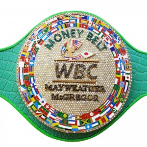 WBC MONEY Belt Fight MAYWEATHER MCGREGOR Adult Replica Title