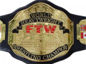 ECW/FTW World Championship Heavyweight Wrestling Title Replica Championship Belt