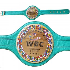 WBC World Boxing Super Series Muhammad Ali Replica 2 mm Brass Plates Adult