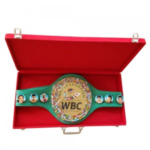 WBC 3D Champion ship Boxing Belt Leather Replica Adult with Box
