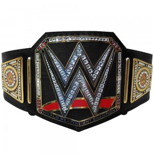 WWE World Heavy Weight Championship Belt Adult Replica Genuine Leather Title Black