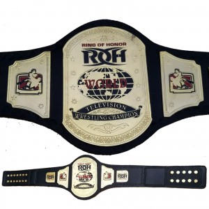 ROH Television World Championship Wrestling Title Adult Size Leather Belt
