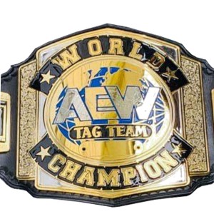 AEW World Tag Team Champion Wrestling Belt