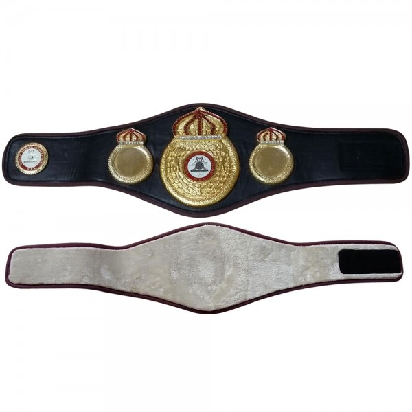 WBO Boxing Championship Belt Metal Plates Mini Premium Quality Leather 