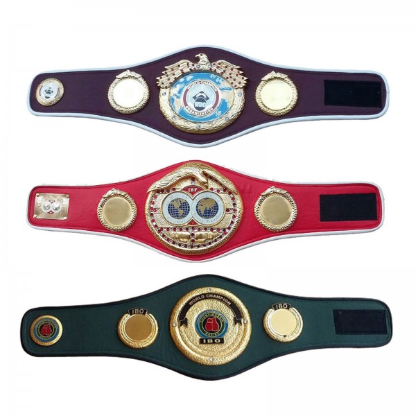 IBF Boxing Championship Leather Belt Adult Size Replica Adult Size 